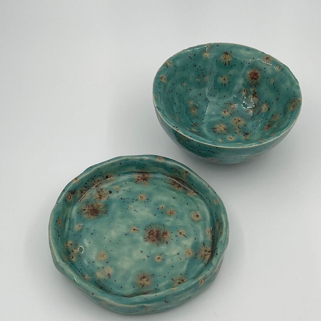 Keramiek schaaltje en kopje