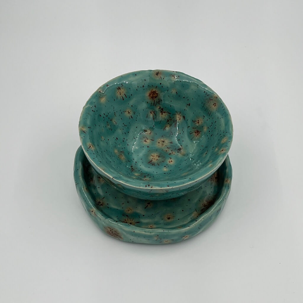 Keramiek kopje en schaaltje