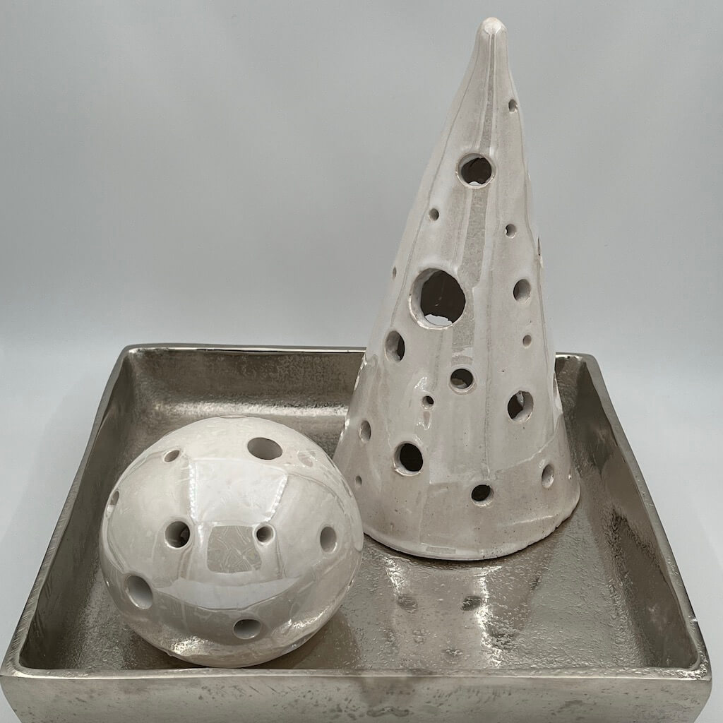 Keramiek Kerstboom & Bal