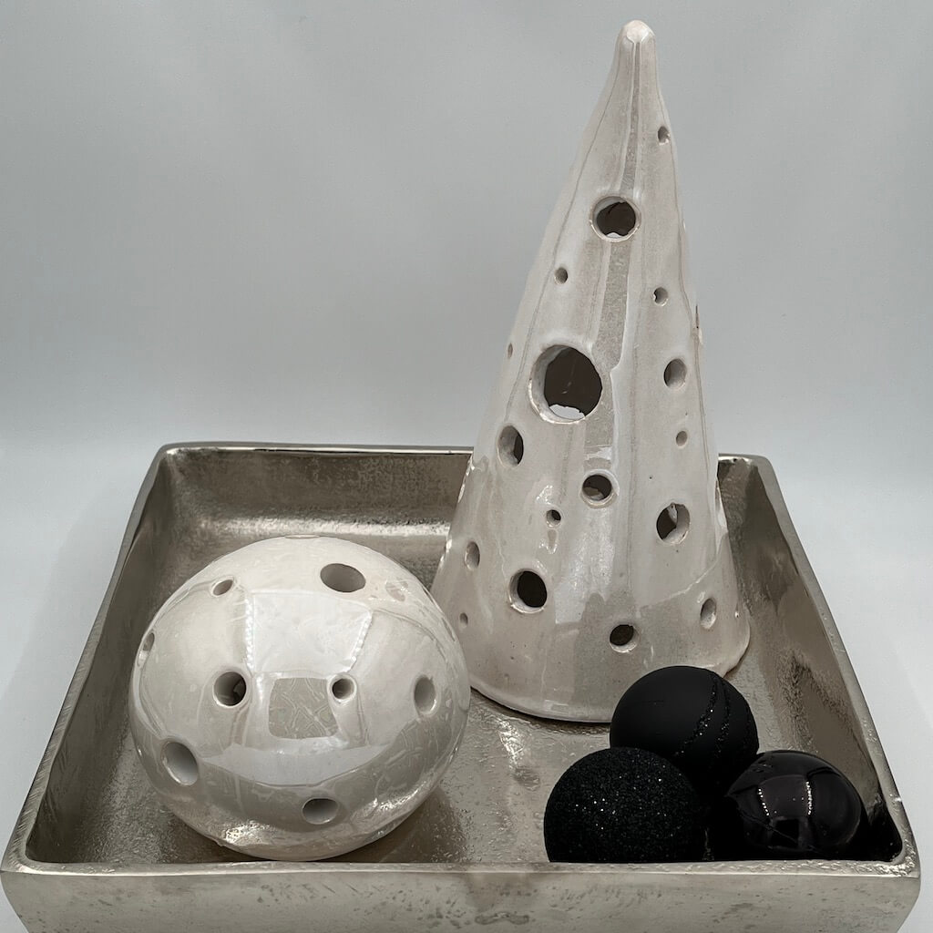 Keramiek Kerstboom & Bal