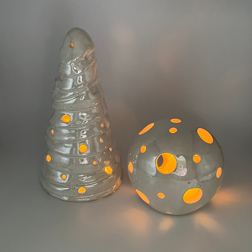 Keramiek Kerstboom & Bal