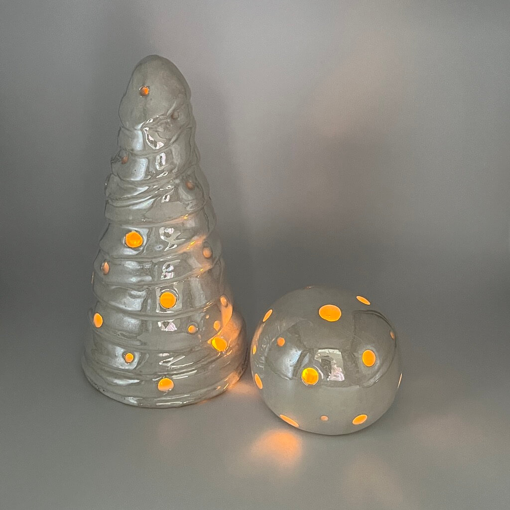 Keramiek Kerstboom & Bal