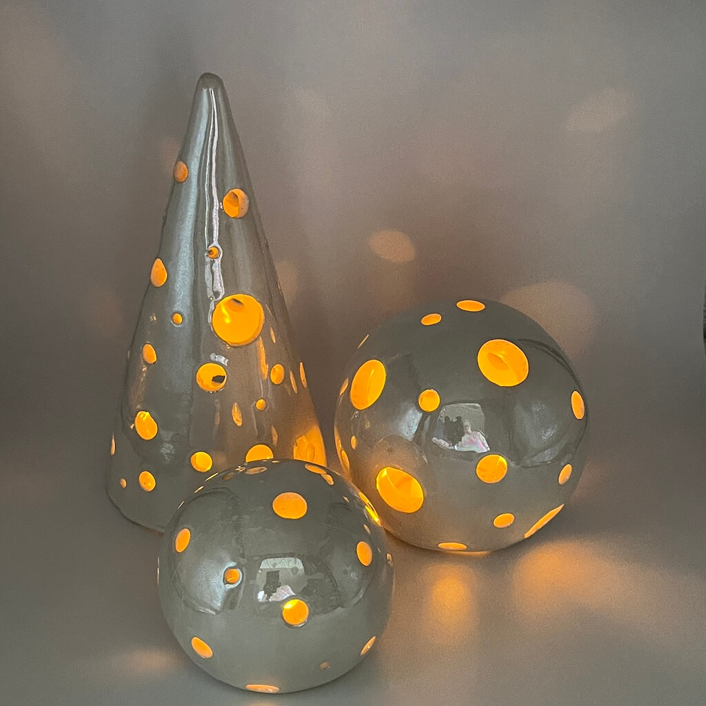 Keramiek Kerstboom & Bal